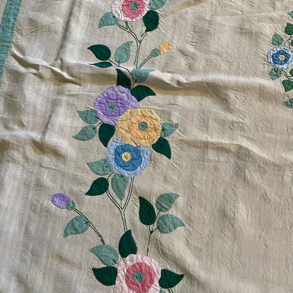 Coverlet from the 1910’20’s. Beautiful condition. - Picture 6 of 13